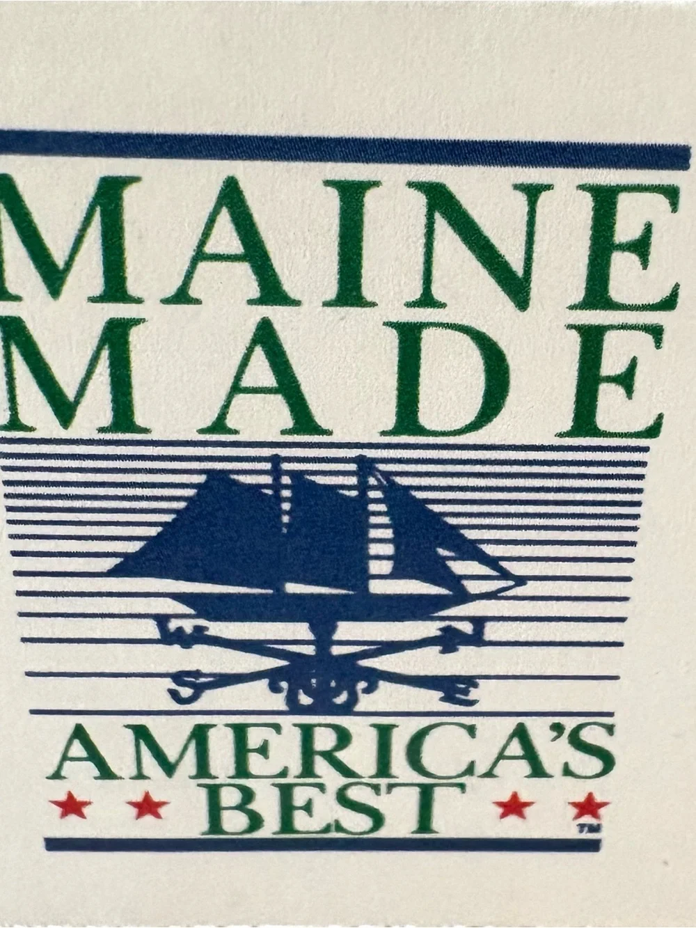 Men’s Lake Erie Map Money Clip — Made in Maine New in Original Box